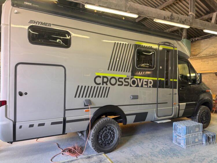repaired Hymer MLT 570 motorhome